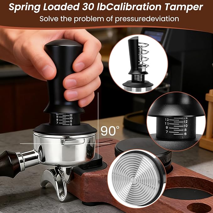 Kit Barista de 9 Piezas con Estación de Madera