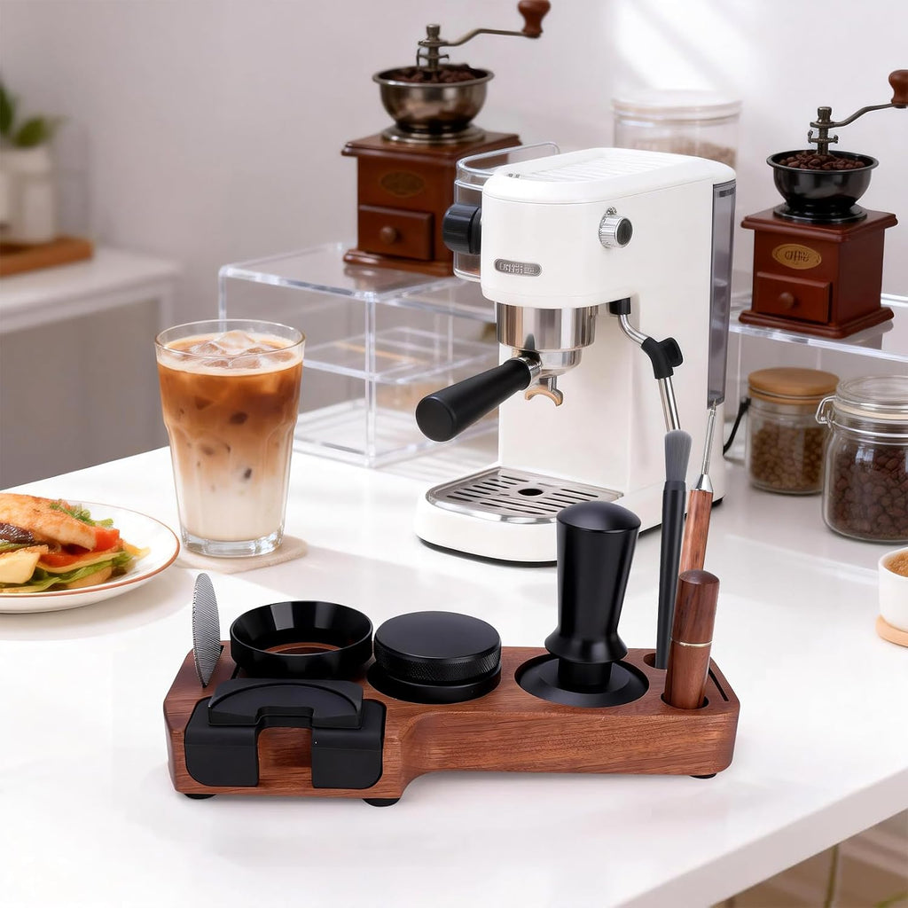 Kit Barista de 9 Piezas con Estación de Madera