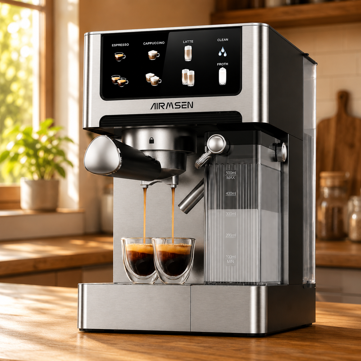 Cafetera espresso AIRMSEN de 20 bares